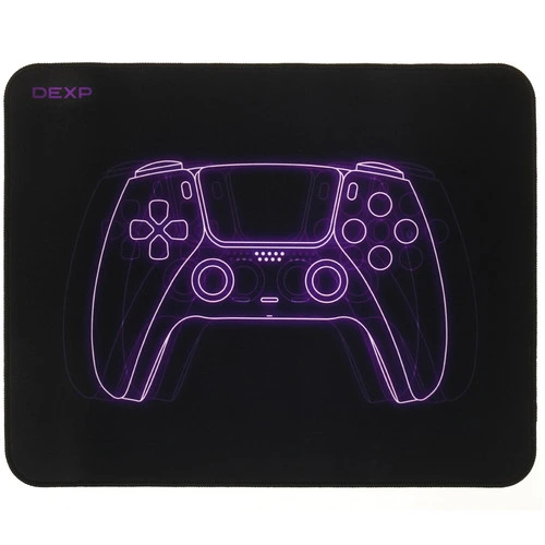 Коврик DEXP OM-L Neonpad (L) черный 