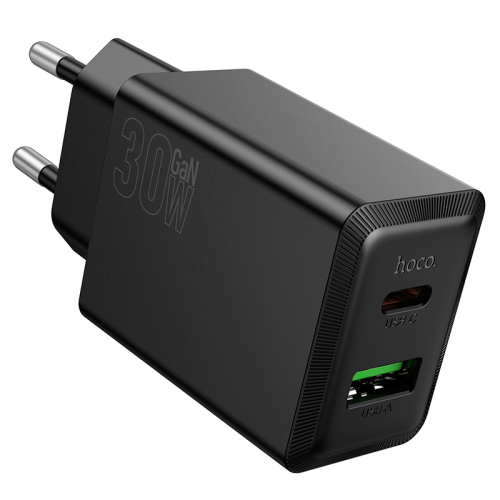 Сетевое зарядное устройство USB + USB-C HOCO N71 Nuevo