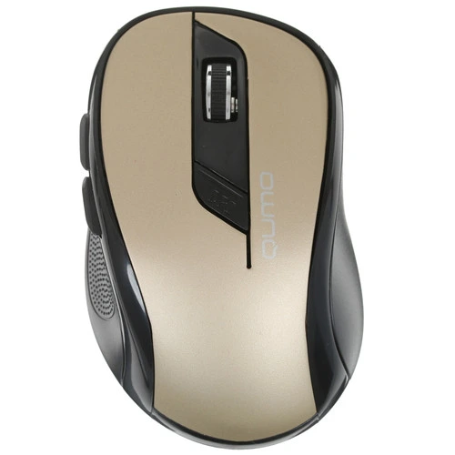 Мышь беспроводная QUMO Office Line Bronze M64 [24361] золотистый