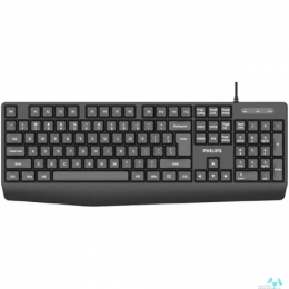 Клавиатура проводная Philips SPK6237 цвет черный