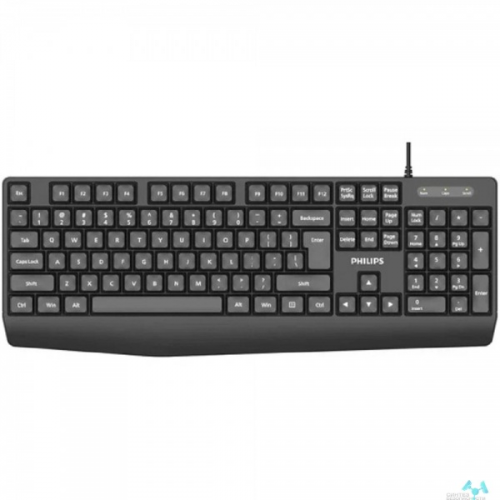 Клавиатура проводная Philips SPK6237 цвет черный
