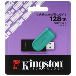 Память USB Flash 128 ГБ Kingston DataTraveler Exodia S 