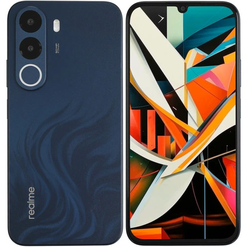 6.8" Смартфон realme C100x 4/128 ГБ синий